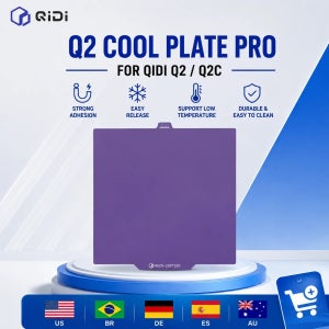오리지널 QIDI Q2 쿨 플레이트 프로 |   Q2 Q2C 에너지 절약 및 간편한 분리용 양면 스무스 빌드 플레이트