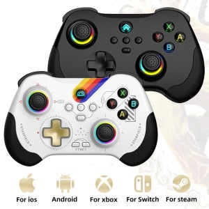 Z01 무선 게임 패드 게임 컨트롤러 웨이크 업 조이스틱 닌텐도 스위치 스팀 데크 PS3 PS4 용 6 축 자이로 조이스틱 내구성
