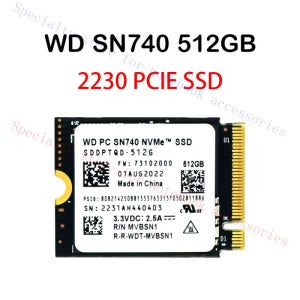 R+ FOR WD SN740 512GB M.2 2230 SSD NVMe PCIe4x4 스팀 데크용 ASUS ROG 델 노트북용