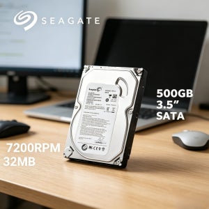 Seagate HDD 내장형 기계식 하드 디스크, 3.5인치 500GB SATA2/SATA3 6Gb/S 7200RPM 32MB 버퍼링 데스크탑 PC에 적합