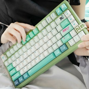 체리 Mx 게이트론 마그네틱 옥 스위치 키보드용 애니메이션 키캡, KCA 프로필, PBT 염료 서브 베드, 16 번째 노트 키캡, 142 키