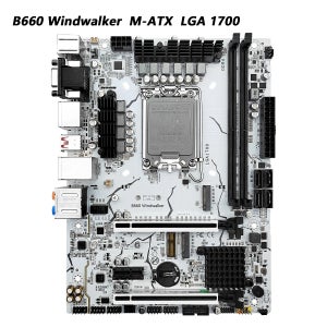 MACHINIST 윈드워커 마더보드 B660, LGA 1700 지지대 12 13 번째 CPU 프로세서, DDR4 메모리, VGA, HDM, DP, USB3.2 M-ATX