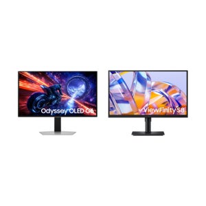 삼성전자 오디세이 OLED G60SF QHD 500Hz + 뷰피니티 S80UH 4K USB-C LS27FG600H802U