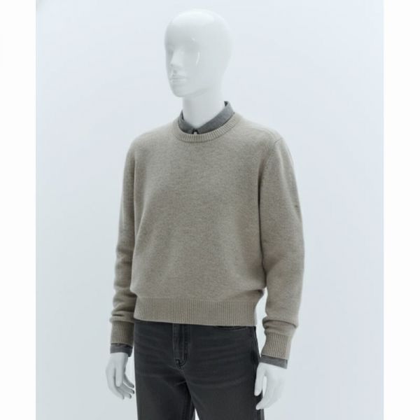 CITYBREEZE 울 에센셜 라운드넥 니트 5가지 컬러 CHARCOAL M