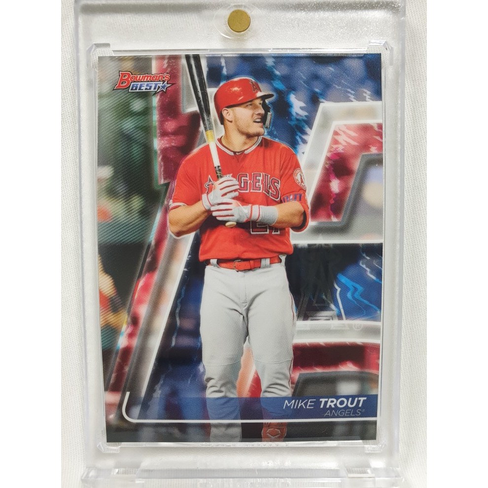 2019 Bowman’s Best Mike Trout 바우먼 베스트 #2 마이크 트라웃 MLB 메이저리그 야구 스포츠 포토 카드  1개