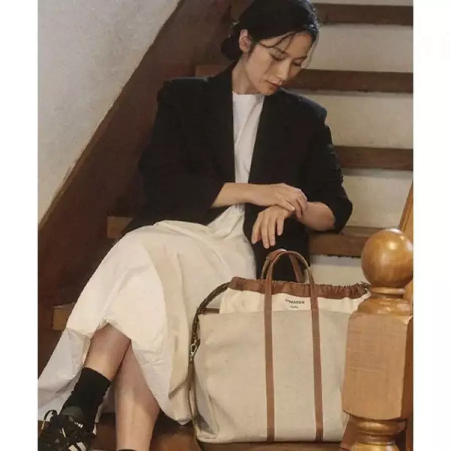 DEMAKER Big New vase bag-caramel cafe 2319476