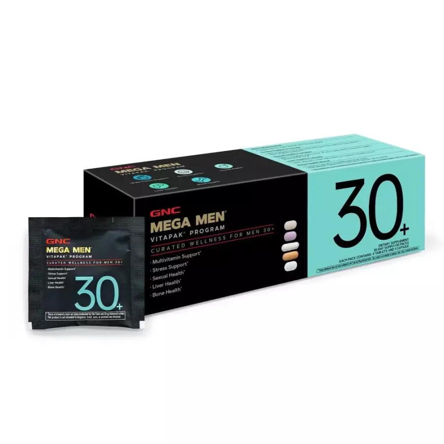 GNC MEGA MEN Vitapak Program 30+ 남성 비타팩 프로그램 30+(전량수출용)