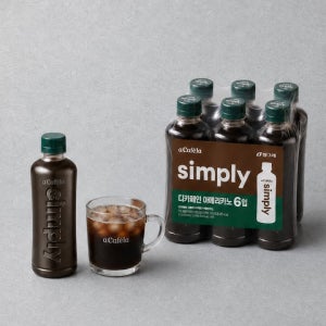 [아카페라] 심플리 디카페인 아메리카노 (400mL X 6개)