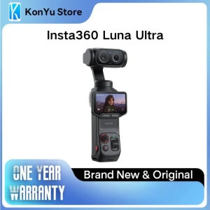 인스타360 루나 울트라 듀얼 렌즈 짐벌 카메라 8K 1인치 센서 탈착식 OLED 터치스크린 브이로그 포켓캠 스탠다드 번들