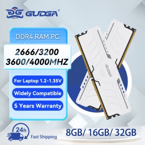 GUDGA 데스크탑 메모리 DDR4 32GB 16GB 8GB 3200MHz PC4 데스크탑 게임용 메모리 지원 메인보드 DDR4 메모리