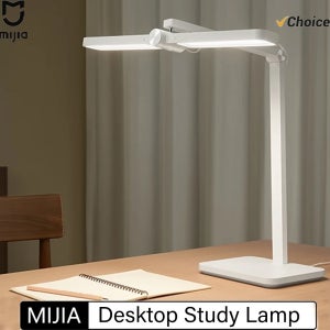 미지아 데스크탑 스터디 램프 맞춤형 풀스펙트럼 LED 전구 |   좌석 감지 기능 |   듀얼 광원 와이드 램프 헤드 독서용 소프트 라이트