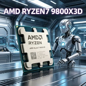 AMD 라이젠 7 9800X3D 특가 판매R7 9800X3D 소켓 새 상품(포장 없음) 최대 5.2GHz 8코어 96MB 캐시 게이밍 프로세서