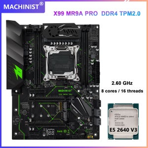 MACHINIST X99 ATX 마더보드 세트 키트 MR9A-H LGA2011-3 Xeon E5 2640 V3 CPU DDR4 RAM 메모리 NVME M.2 SATA