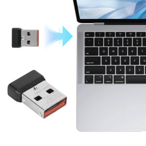 로지텍 MK220 MK235 MK240 MK260 MK270 MK275 MK345 무선 키보드 마우스 콤보 나노 플러그 앤 플레이용 USB 수신기 교체품