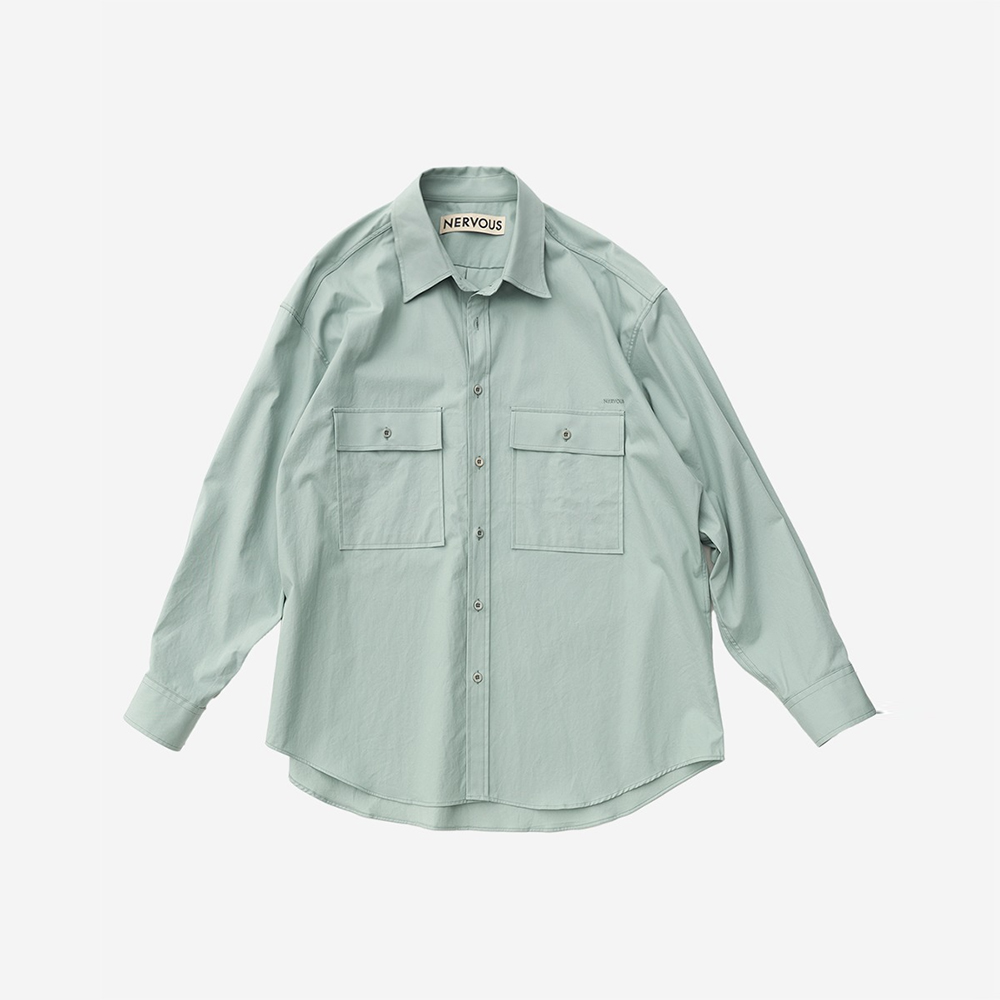 [너버스] TWO POCKET SHIRTS _ mint