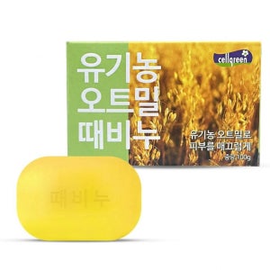 셀그린 유기농 오트밀 때비누 100g
