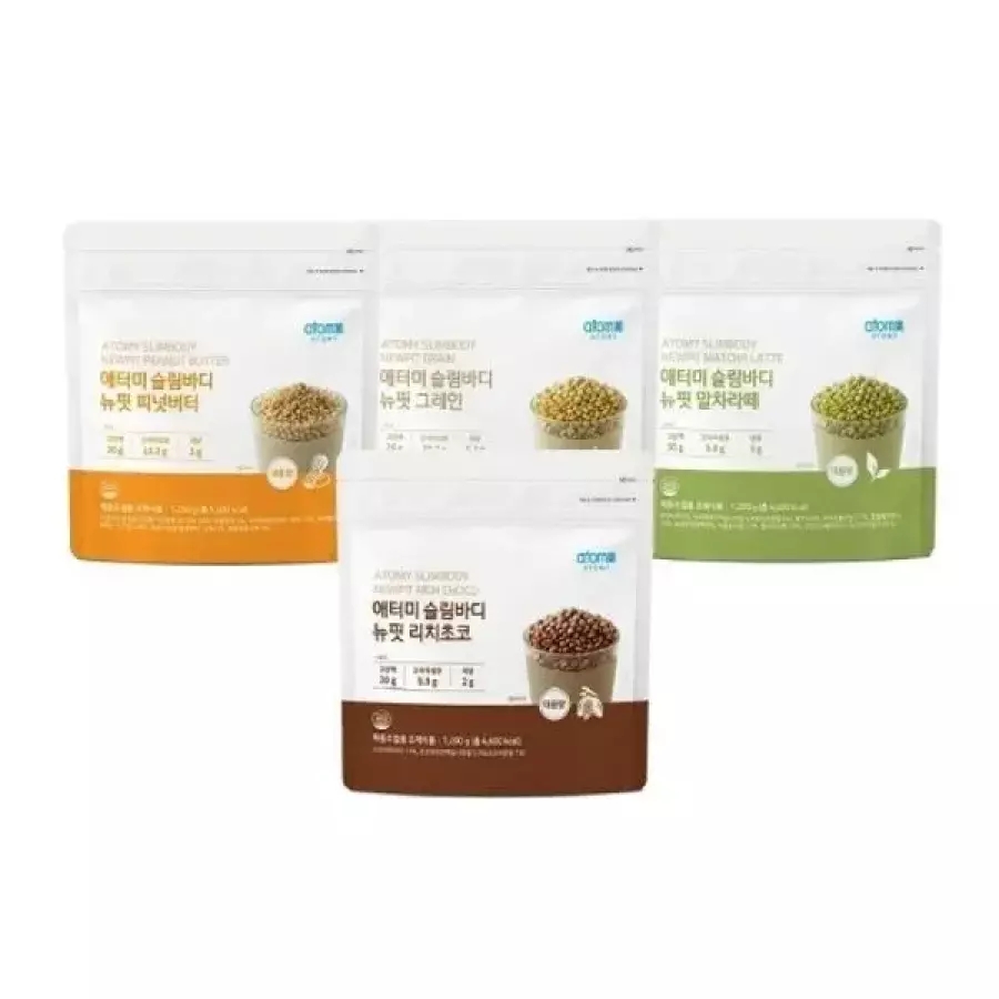 애터미 슬림바디 뉴핏 대용량 벌크팩 1200g 4종 택1개