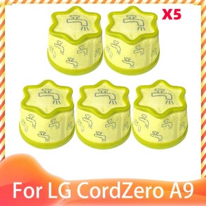 LG CordZero A9 A958VA A958SA A958IA A938SA A9K 마스터/추가 A907GMS A905RM A906SM에 맞는 프리 필터