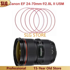 캐논 EF 24-70mm 24-70mm f2.8L II / 24-105mm 24-105 1:4 L F4L IS USM 렌즈용 새 레드 포커스 링 라인 원형 카메라 수리 부품