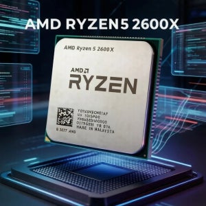 AMD Ryzen5 R5 2600X 데스크탑 게이밍 CPU 프로세서 36GHz 6코어 12스레드 95W TDP AM4 소켓 컴퓨터 프로세서 박스 없음