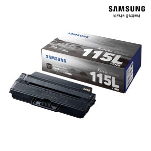 삼성 MLT-D115L 흑백 레이저 프린터 정품 토너 검정 SL-M2620 2820 2830 M2670 2870 2880