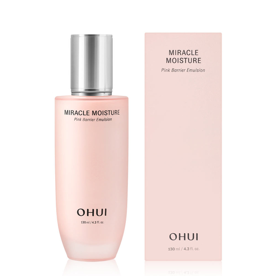 [오휘] 미라클 모이스처 핑크 베리어 에멀전 130ml / 세라마이드 펩타이드 촉촉 로션