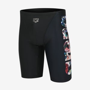 아레나 베일드플라워 4부 블랙 [A6BM1PM09(BLK) 남자 실내수영복]