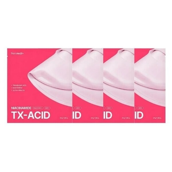 프롬메디 TXA 나이아신아마이드 브라이트닝 마스크 4매