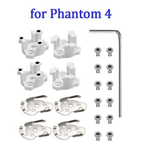 DJI 팬텀 4 / 4 PRO 어드밴스드 P4P 모터 드론 부품 블레이드 홀더 마운트 교체용 4개 프로펠러 베이스 장착 부품