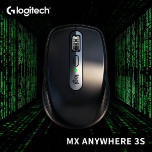 로지텍 MX 애니웨어 3S 컴팩트 퍼포먼스 마우스 인체공학적 디자인 충전식 빠른 스크롤링 노트북 PC 맥용