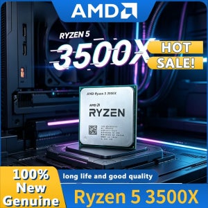 AMD R5 3500X 3.6GHz L3=32M 7NM 6코어 6스레드 65W CPU 프로세서 100-000000158 소켓 AM4 Ryzen 5 3500X 100% 새 제품