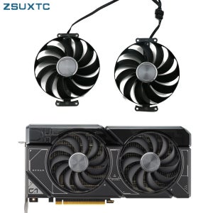 오리지널 뉴 T 129215 ASUS GeForce RTX 4070 12GB 듀얼 OC 그래픽 카드 냉각 팬용 BU 6PIN RTX4070 SUPER