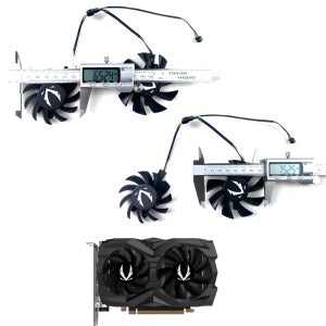 새로운 냉각 팬 65MM GA72S2U 75MM GA82S2H GTX1660S GPU 팬 ZOTAC 게이밍 지포스 GTX 1660 SUPER 1660Ti Twin ZT-T16620