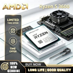 AMD 라이젠 5 3600 LGA AM4 CPU 프로세서 6코어 12스레드 3.6GHz 100% 새제품 정품 R5 3600 특가 판매
