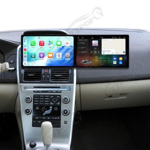 볼보 XC60 2009-2013용 듀얼 10.1인치 안드로이드 15 카플레이 카 라디오 터치스크린 멀티미디어 플레이어 GPS 네비게이션 4G WIFI DSP