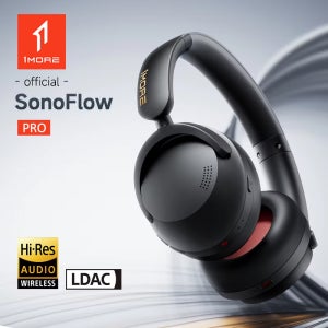 1MORE SonoFlow Pro HQ51 노이즈 캔슬링 무선 헤드폰 블루투스 V5.4 AAC LDAC Hi-Res QuietMax ANC 이어폰 100시간 재생시간