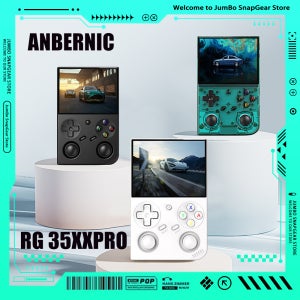 안베르닉 RG 35XXPro 레트로 휴대용 게임 콘솔 게임 플레이어 RG35XX Pro HD TV 출력 지원 WiFi 스트리밍 컨트롤러 RixelHK