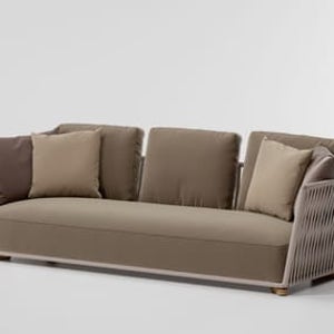 Kettal 그란비타 3인용 패브릭 정원소파 8488492892505