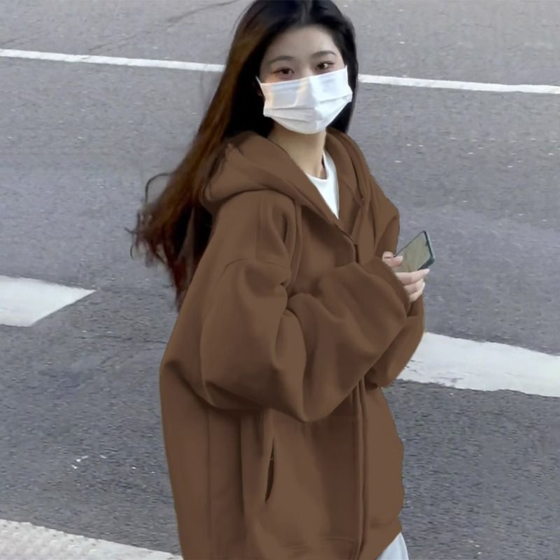 후드티 와이드 맨투맨 오버핏 기모 긴팔 지퍼 루즈핏 운동복