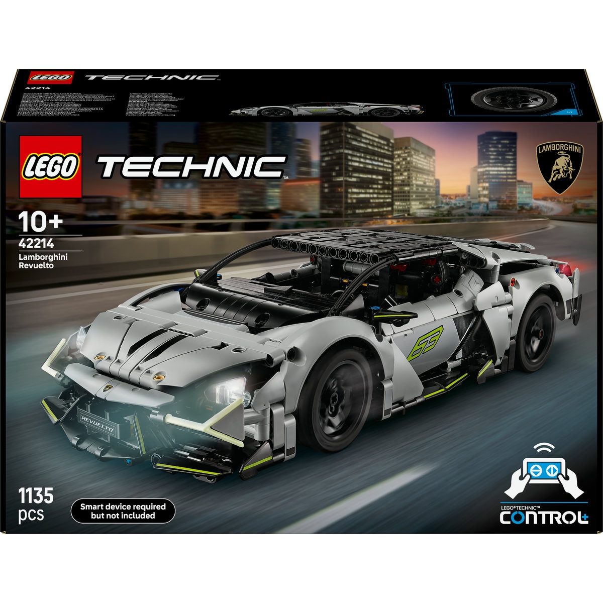 레고 Lamborghini Revuelto 슈퍼 스포츠카 (42214) (10세 이상)