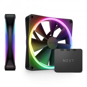 NZXT F140 RGB DUO (컨트롤러/2팩, 블랙)