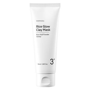 라이스 글로우 클레이 마스크 100ml 쌀겨추출물 각질제거 모공 광채 보습 탄력 피부톤 개선