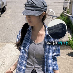 리벳 마도로스 와펜 주름 캡