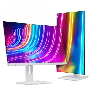 크로스오버 27QD166CM QHD iPS USB-C 화이트 Ai 멀티스탠드 무결점