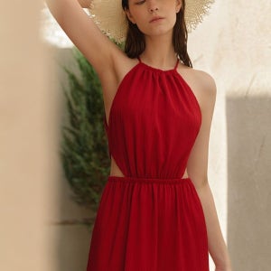 [벨로디네라] Lisa Dress Red
