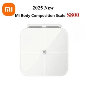 Xiaomi Mijia 스마트 스케일 S800 8 전극 체지방 스케일 이중 주파수 BIA Bluetooth 강화 유리 Mijia App 호환