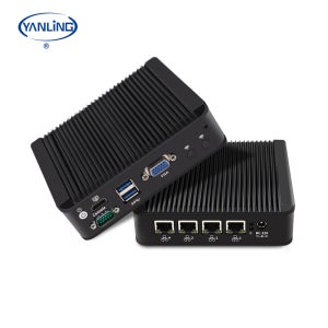 얀링 J4125 미니 PC, 4개 LAN 포트, 팬리스, 2.5기가비트 X86 라우터 보드, 미니 2.5기가비트 VPN 방화벽 라우터