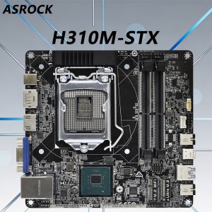 H310 미니-STX 마더보드 ASROCK H310M-STX LGA 1151 CPU 8/9세대 I7-8700 I5-8400 I5-8500 I3-8100 I7-9700 램 DDR4 
