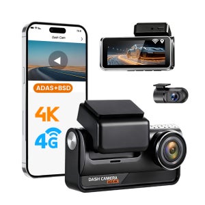 3.16인치 터치스크린 4K+1K 블랙박스 WiFi GPS ADAS 4G 양방향 통화 DVR 비디오 레코더 야간 시야 확보 블랙박스 차량용 카메라
