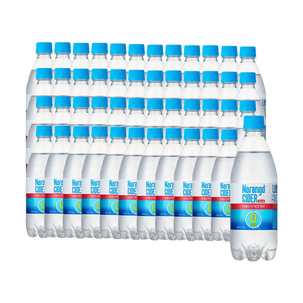 나랑드사이다 페트 플레인 제로 500ml 48개 (26,010원) (무료)